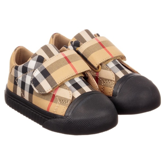 SOLD 🛑 Authentic BURBERRY TARTAN SNEAKERS - Picture 11 of 13